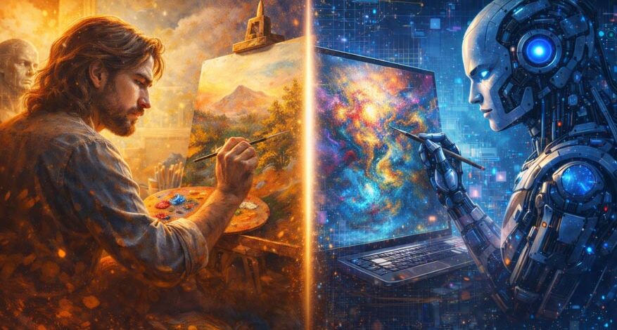 AI vs Traditional Art: How Technology Is Redefining Creativity