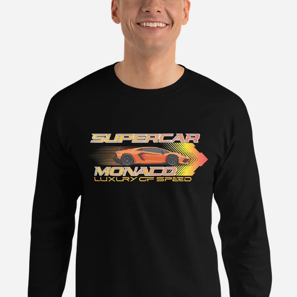 Supercar Monaco Orange Lambo - MODAVE